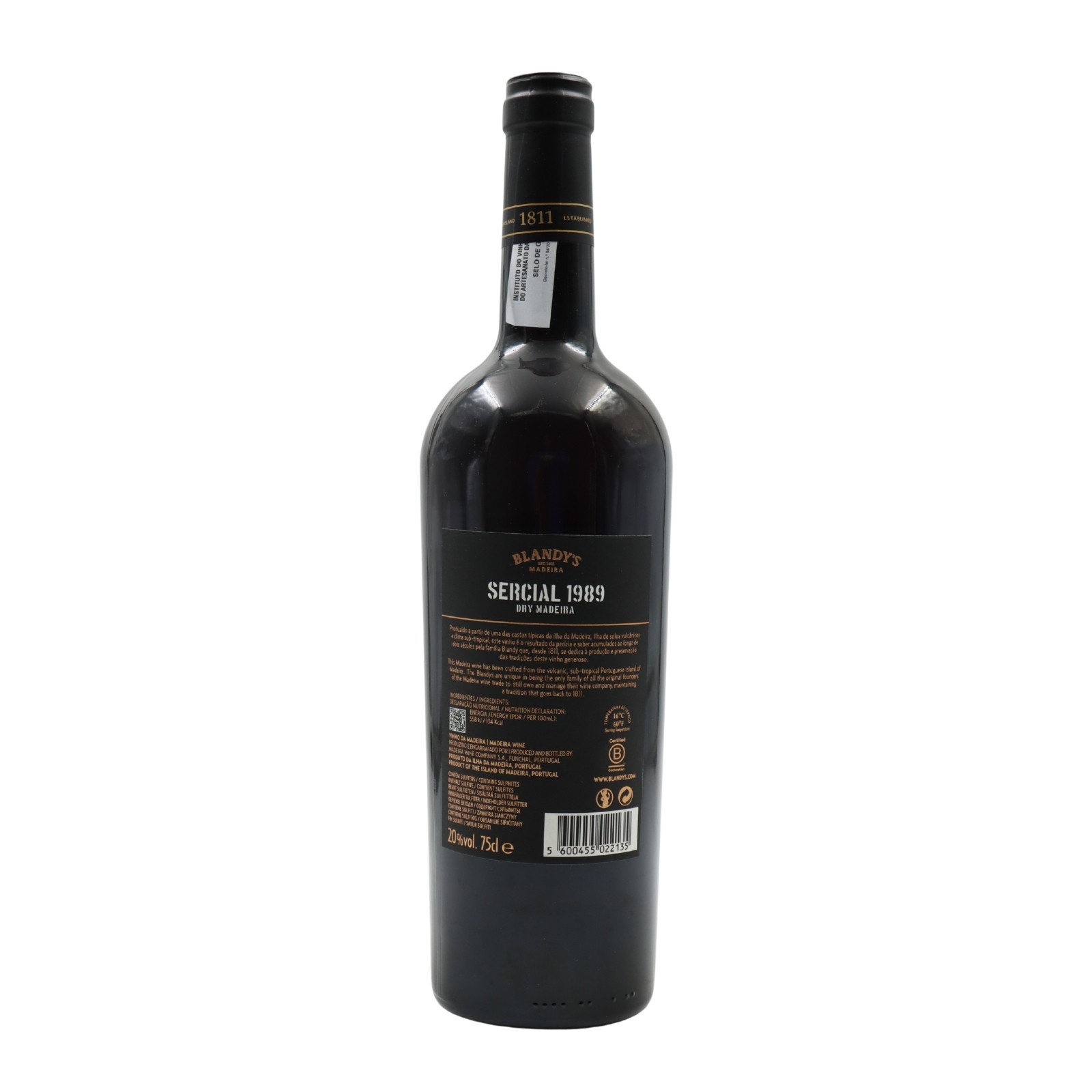 Blandys Sercial Vintage 1989