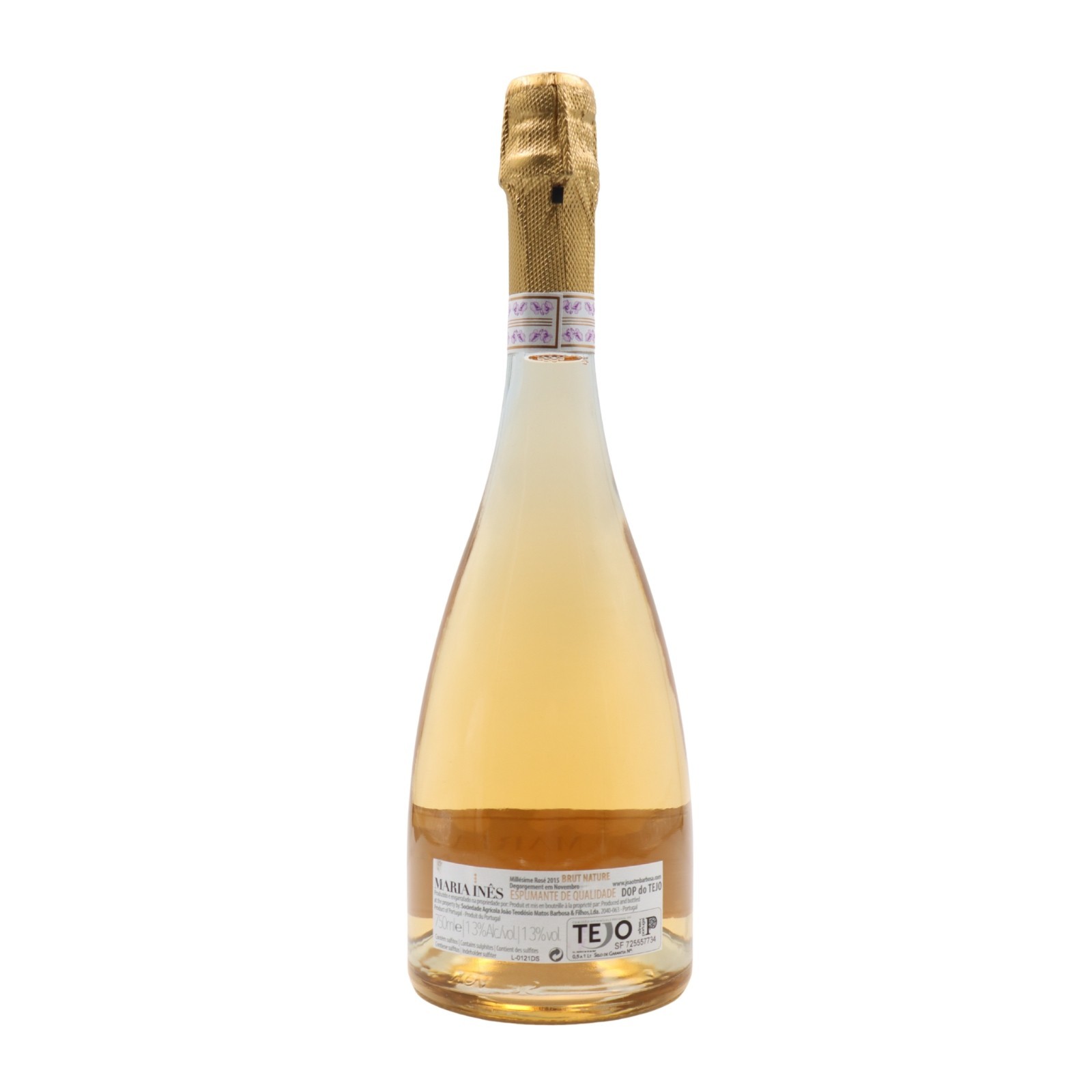 Maria Inês Millésime by Ninfa Brut Sekt 2015