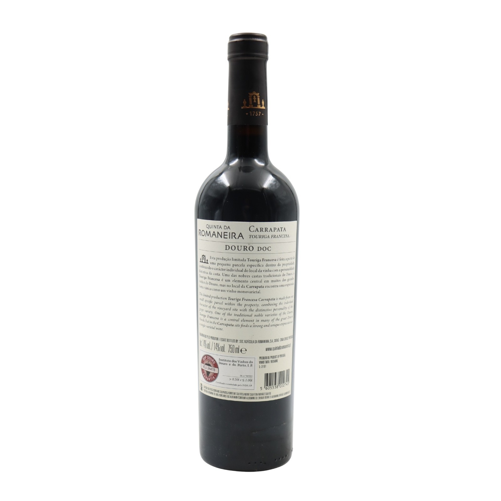 Quinta da Romaneira Touriga Franca Carrapata Red 2021