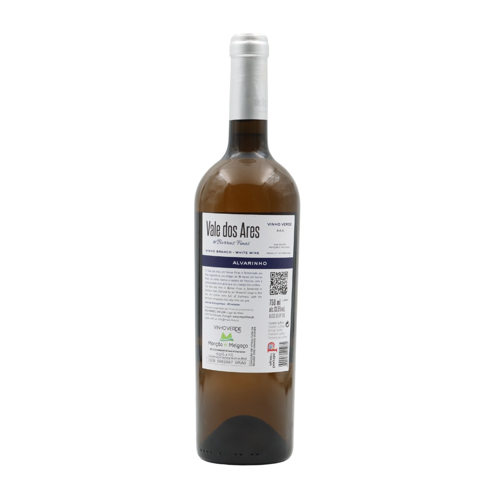 Vale dos Ares Alvarinho Sur Lies White 2019