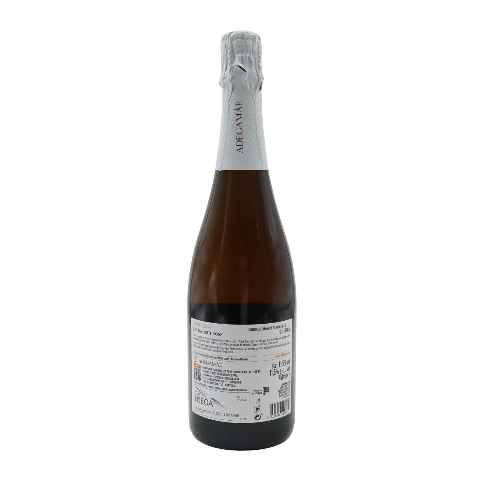 Adega Mãe Pinot Noir Rosé Extra Brut Sparkling 2018