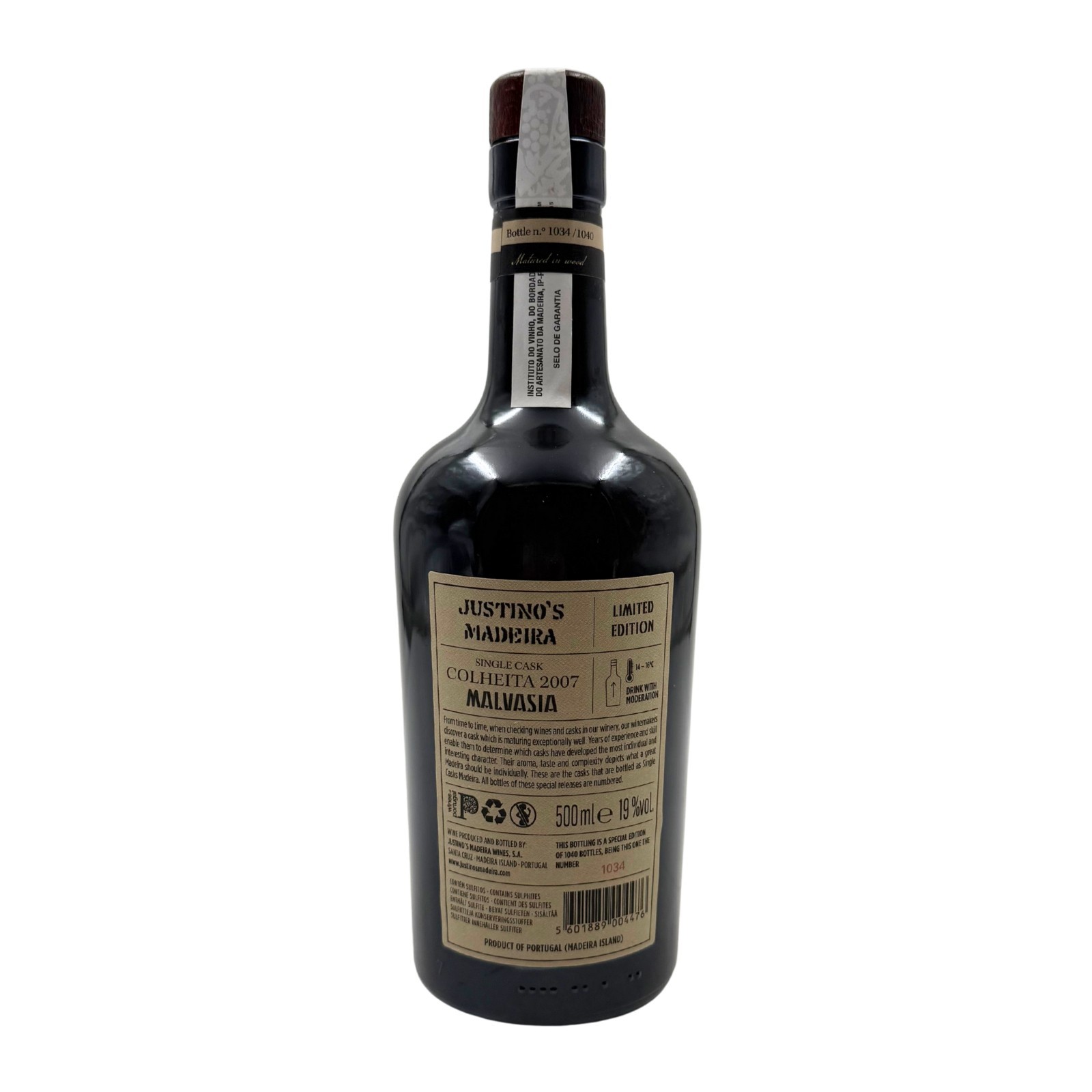 Justinos Single Cask Malmsey 2007