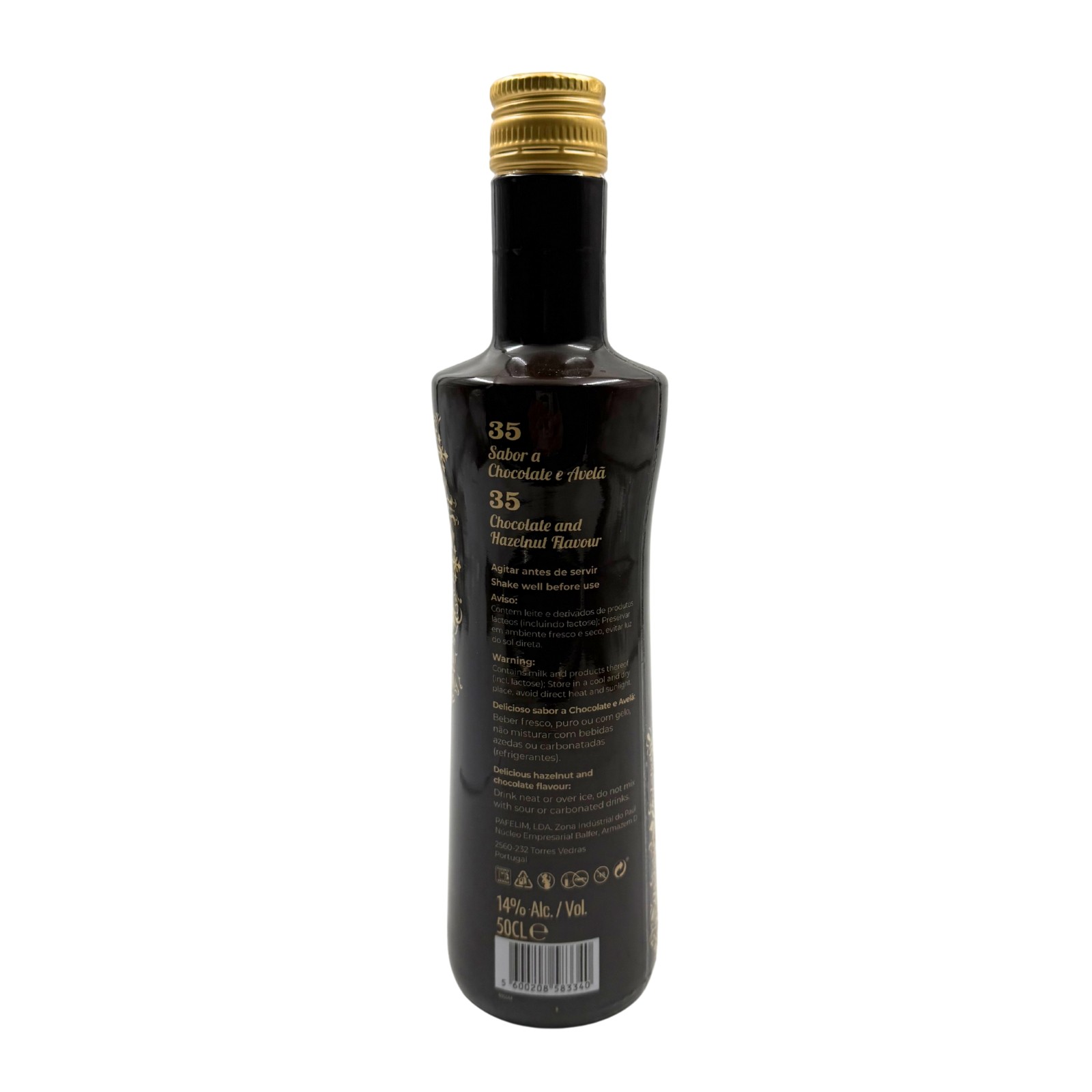 Licor 35 Licor de chocolate y avellana