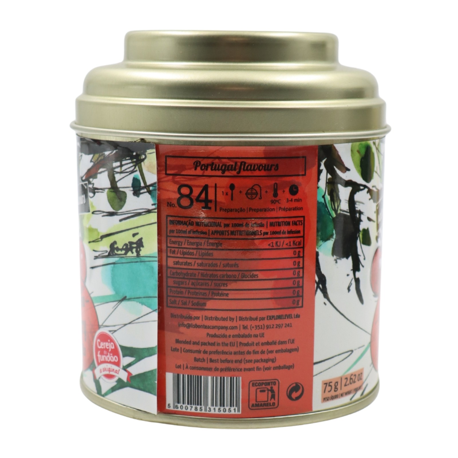 Meia-Dúzia Rooibos Tea with Chocolate Chips, Almonds and Peppermint