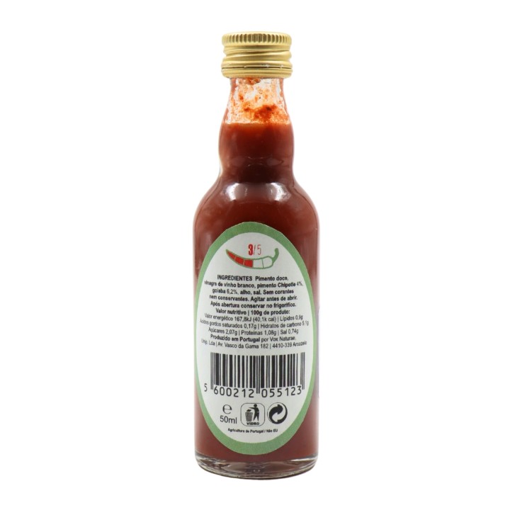 Vox Naturae Chipotle Hot Pepper Sauce with Guava