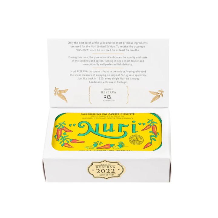 Nuri Sardines in Spicy Olive Oil Reserve