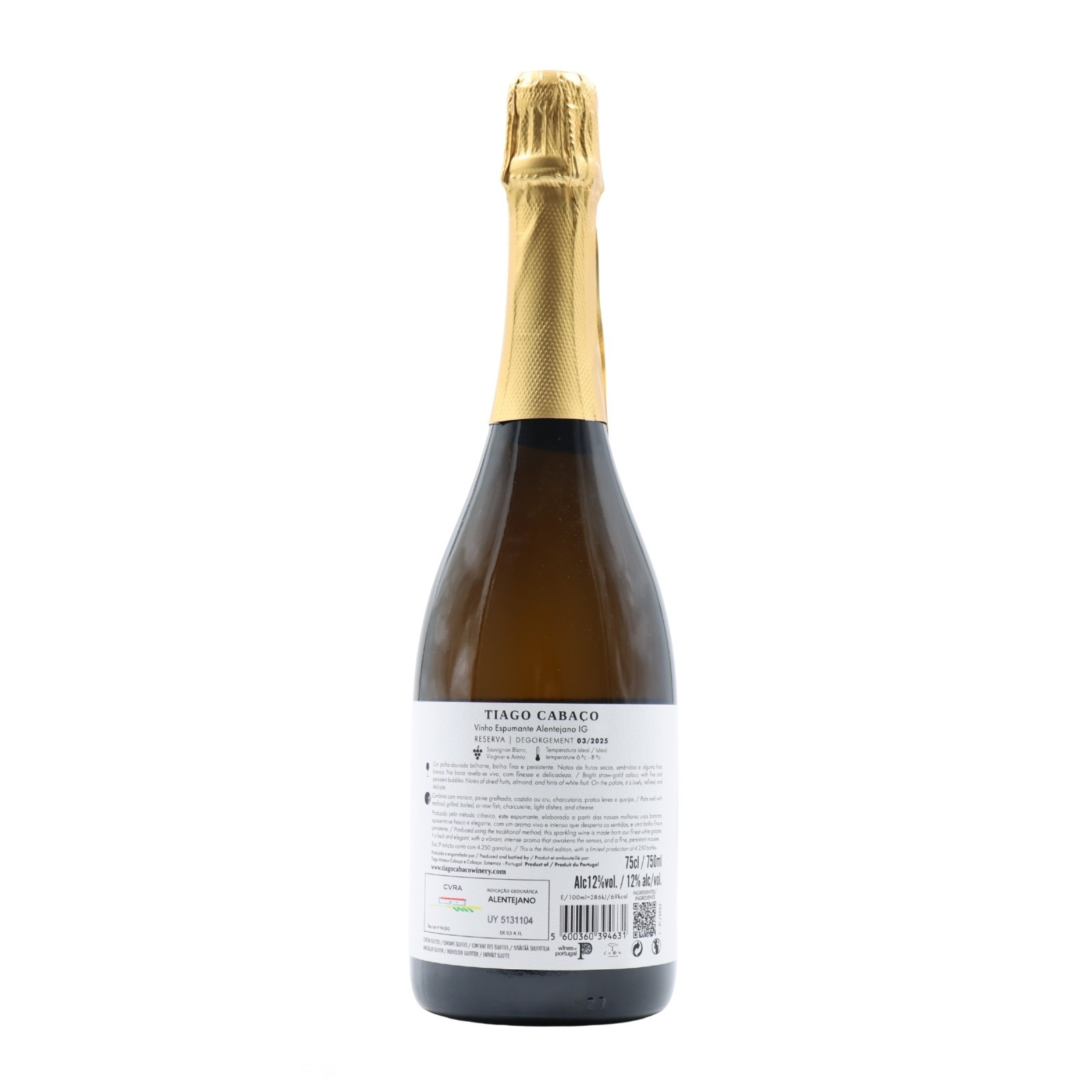 Tiago Cabaço Reserve Brut Sekt 2022