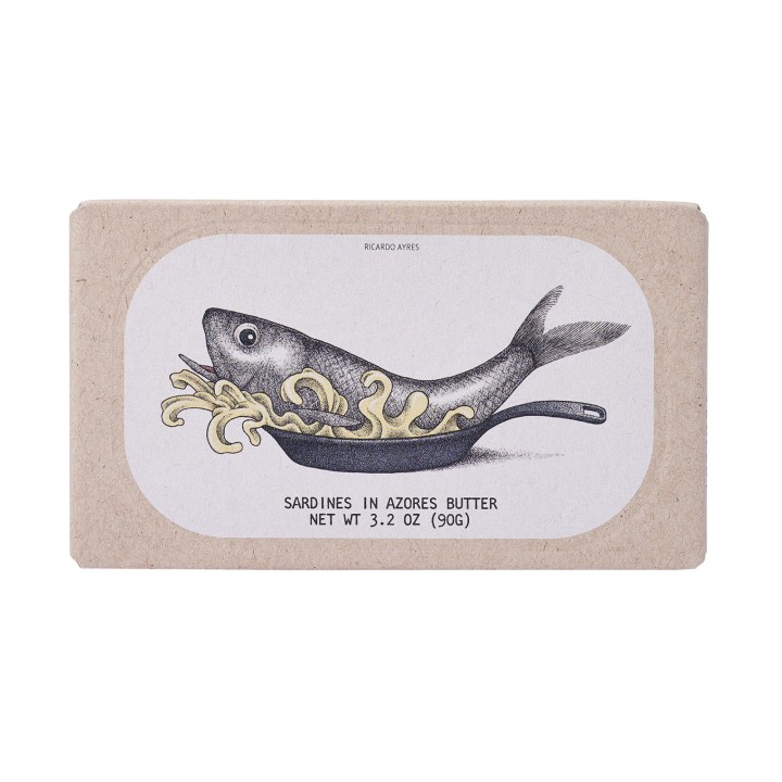 José Sardinas en mantequilla de las Azores