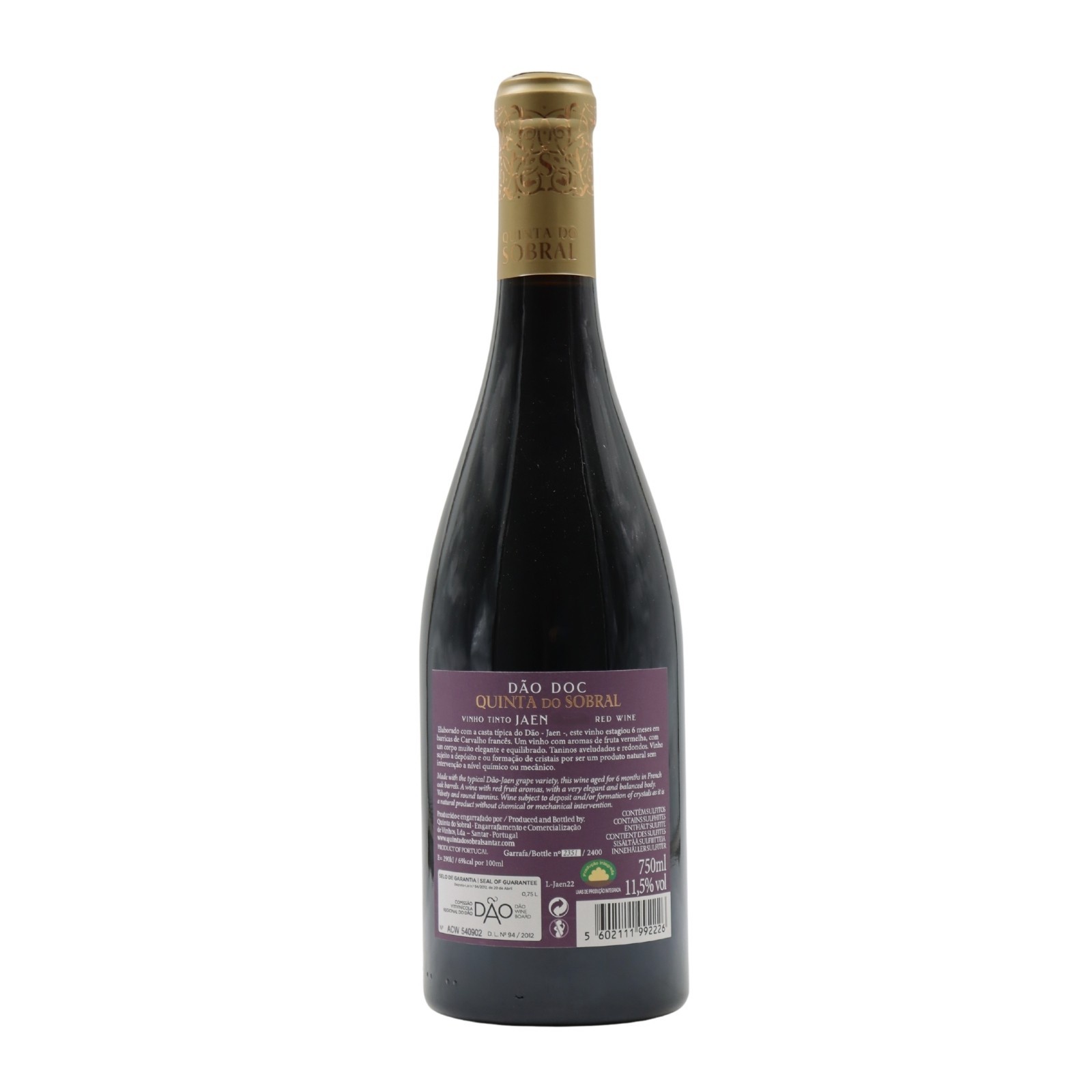 Quinta do Sobral de Santar Jaen Tinto 2022
