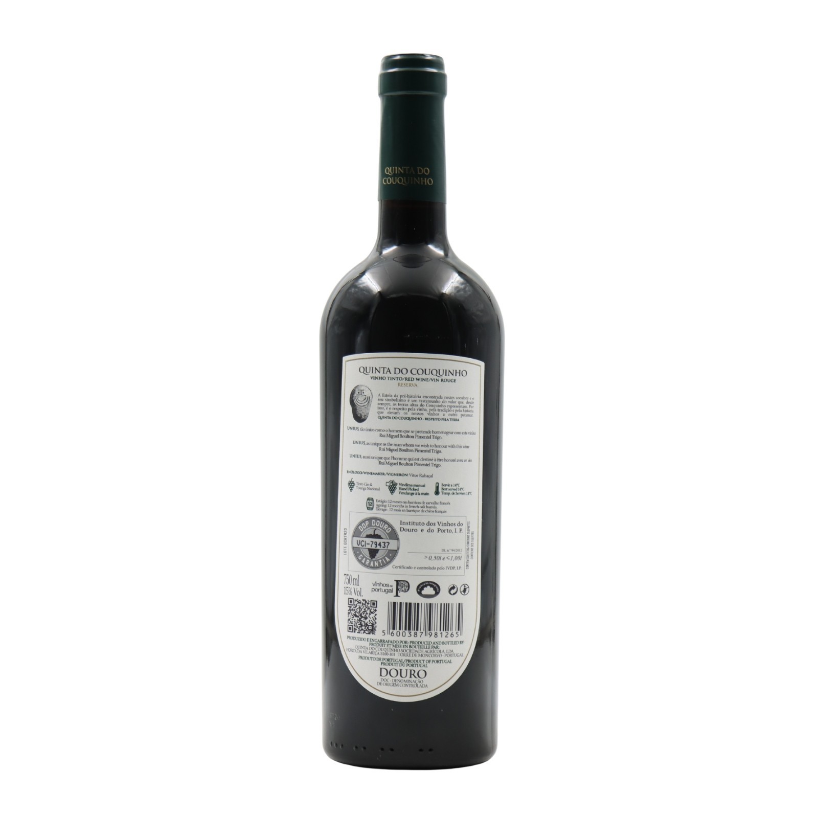 Quinta do Couquinho Unius Reserva Tinto 2020
