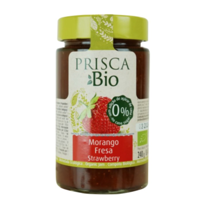 Prisca Organic 0% Sugar Strawberry Jam