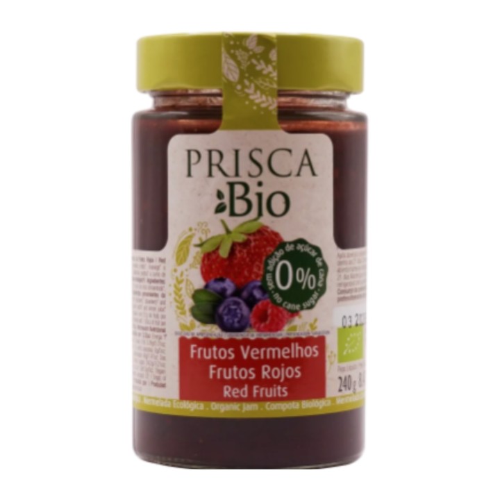 Prisca Organic 0% Sugar Red Berry Jam