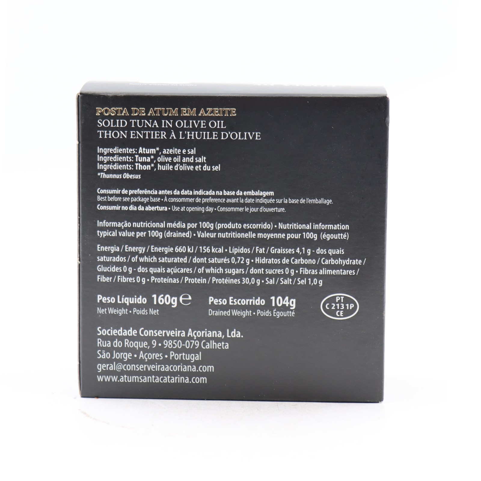 Mestre Saul Tuna Steak in Olive Oil 160 g