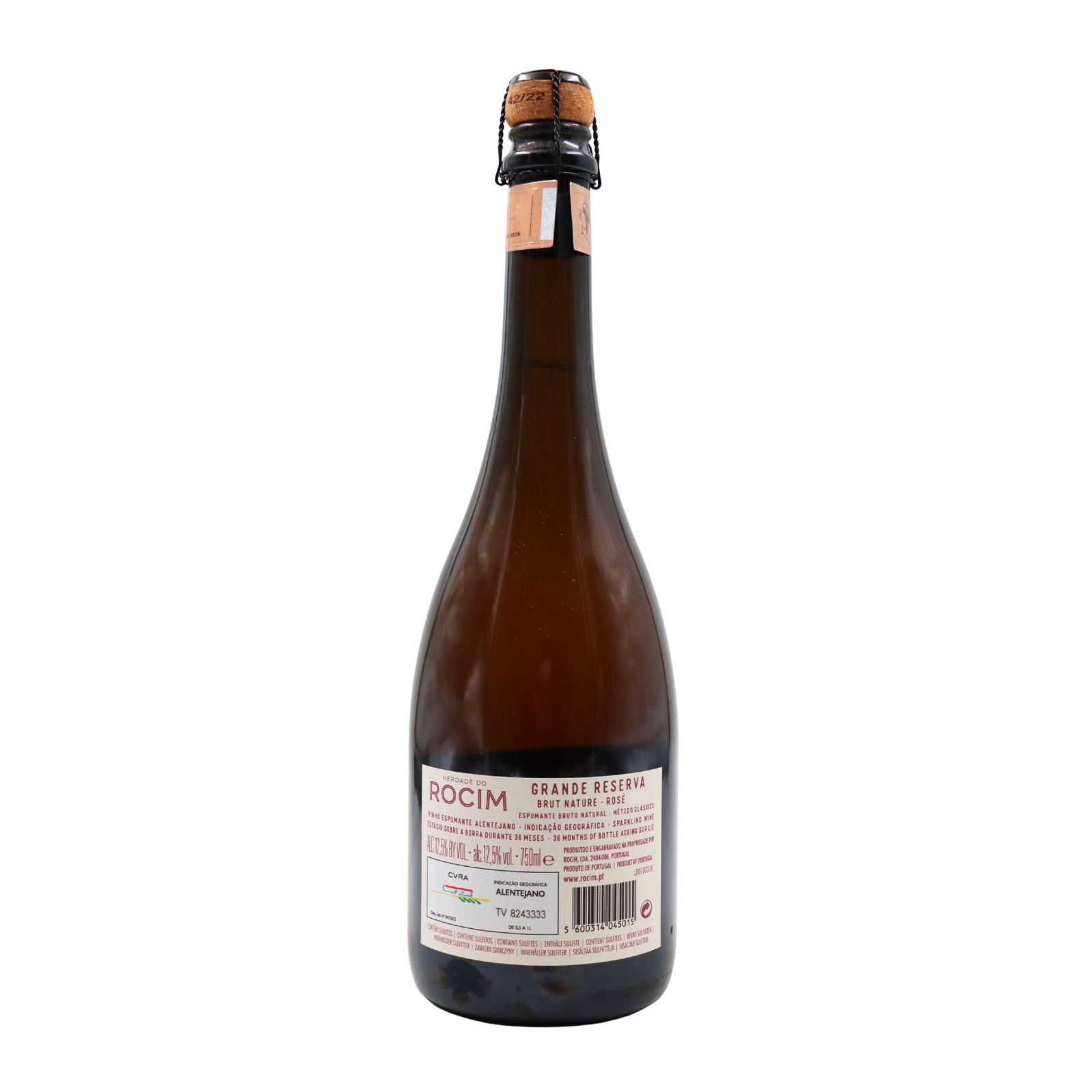 Herdade do Rocim Rosé Grand Reserve Brut Nature Sparkling 2017