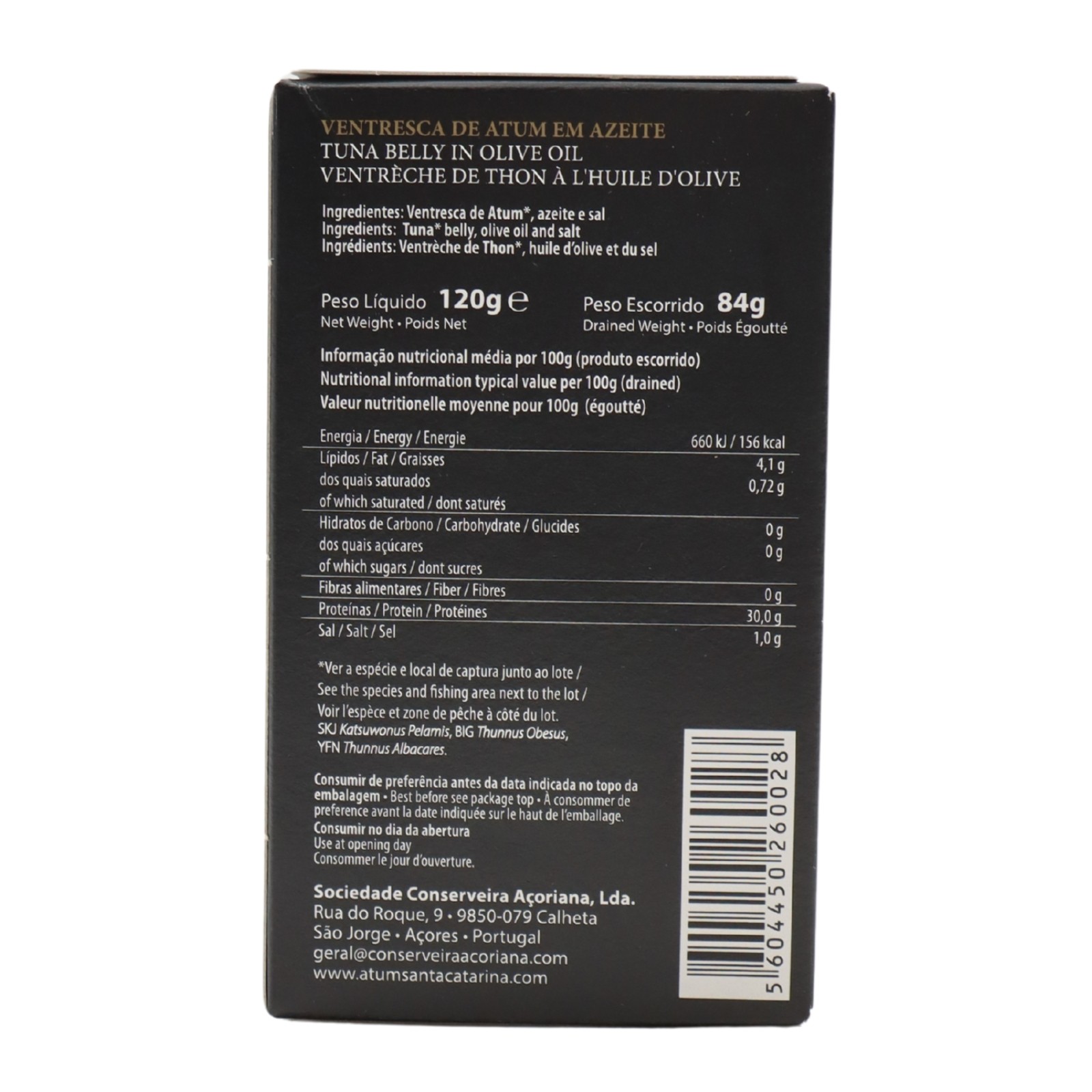 Mestre Saul Tuna Ventresca in Olive Oil 120 g