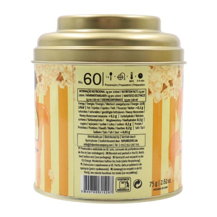 Lisbon Tea co. Thé au pop-corn au caramel salé