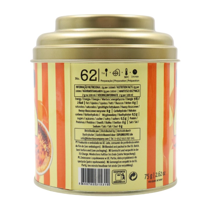 Lisbon Tea co. Infusion à la crème brûlée