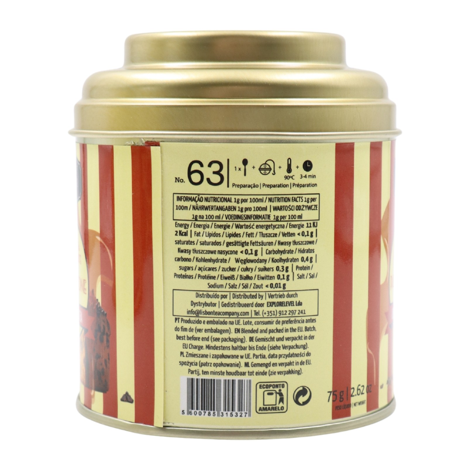 Lisbon Tea co. Panettone-Tee