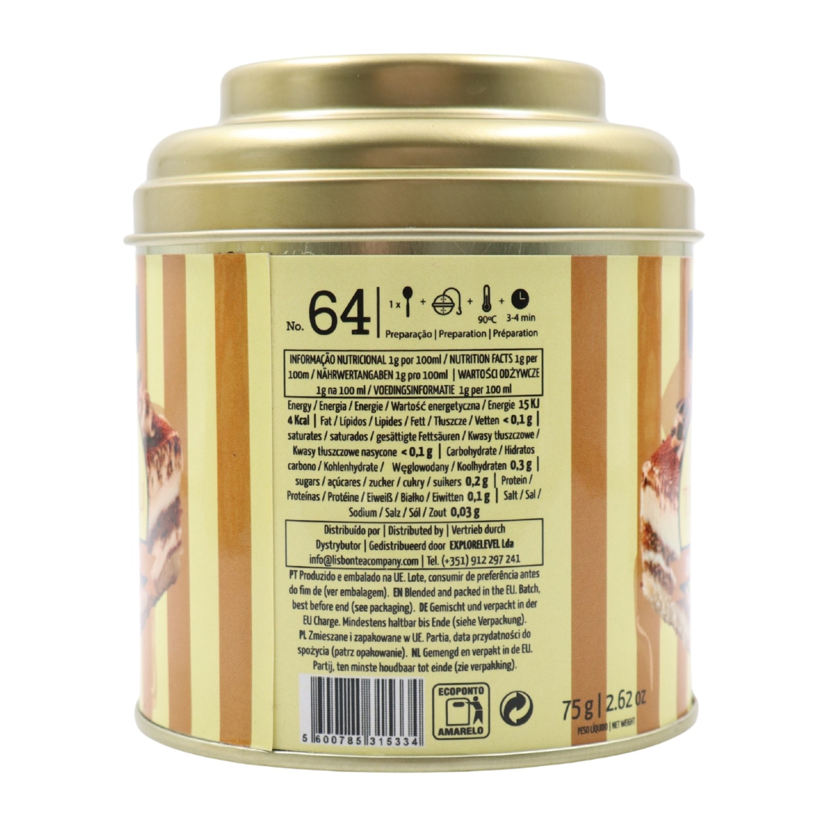 Lisbon Tea co. Té de tiramisú