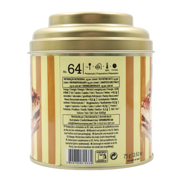 Lisbon Tea co. Té de tiramisú