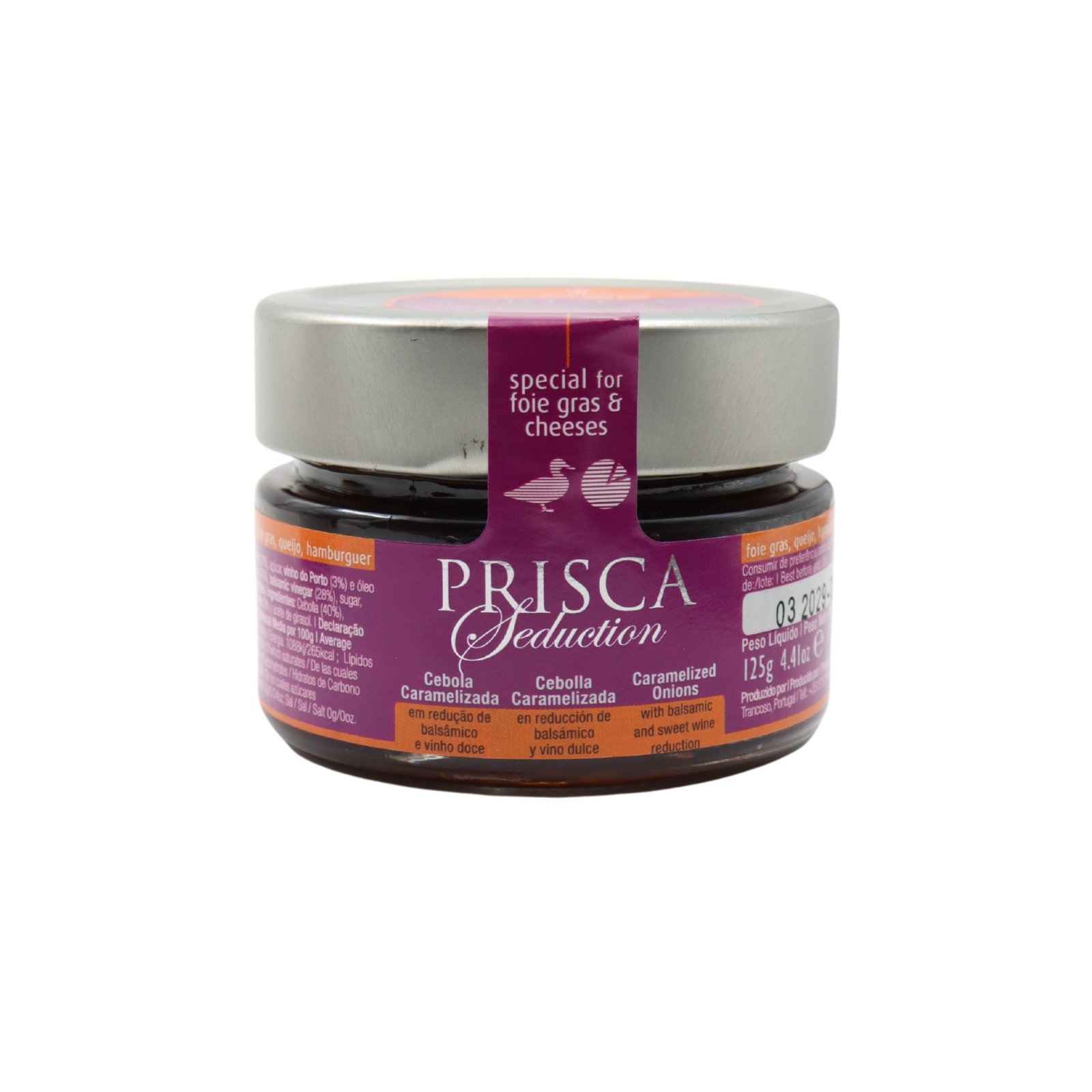 Prisca Condiment Seduction d’oignon caramélisé au vinaigre balsamique et vin doux
