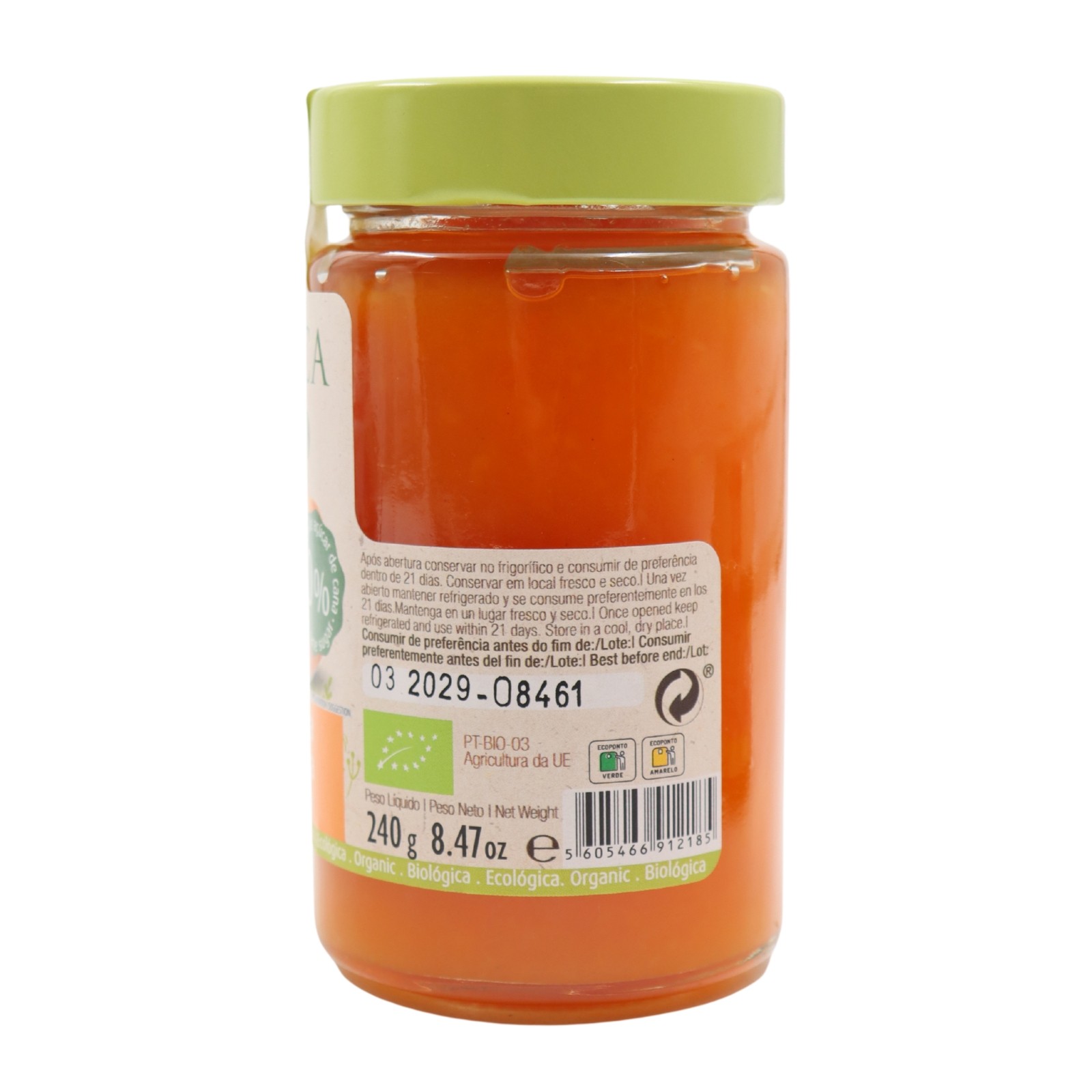 Prisca Organic 0% Sugar Pumpkin Jam