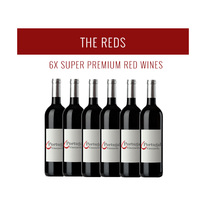 Los Tintos - una selección de 6x vinos Super Premium