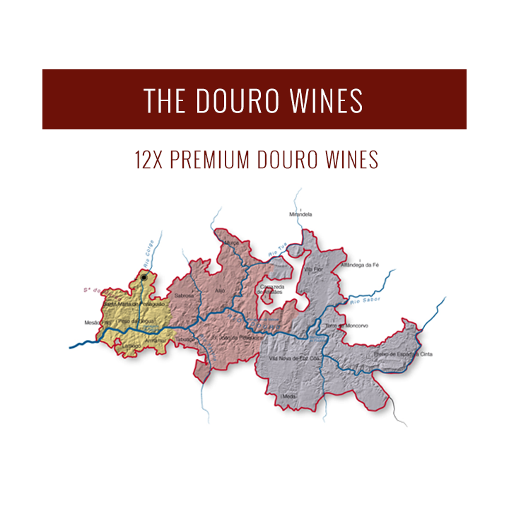 The Douro - A selection of 12x Premium wines