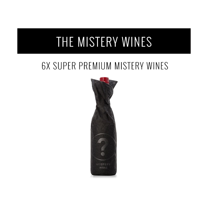 The Mystery wines - A selection of 6x Super Premium wines