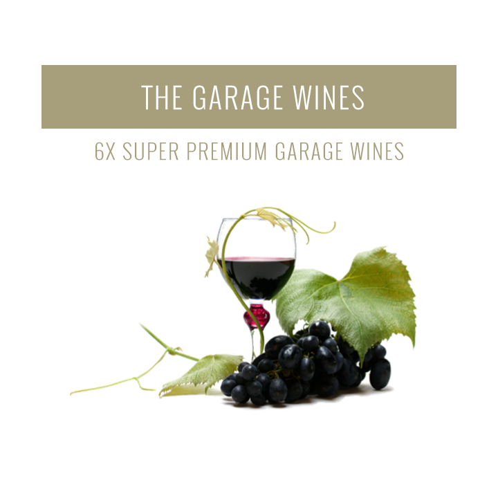 The Garage wines - A selection of 6x Super Premium wines