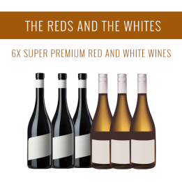 Les Rouges et les Blancs - Une sélection de 6x vins Super Premium