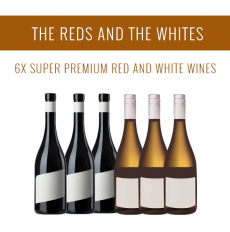 Les Rouges et les Blancs - Une sélection de 6x vins Super Premium