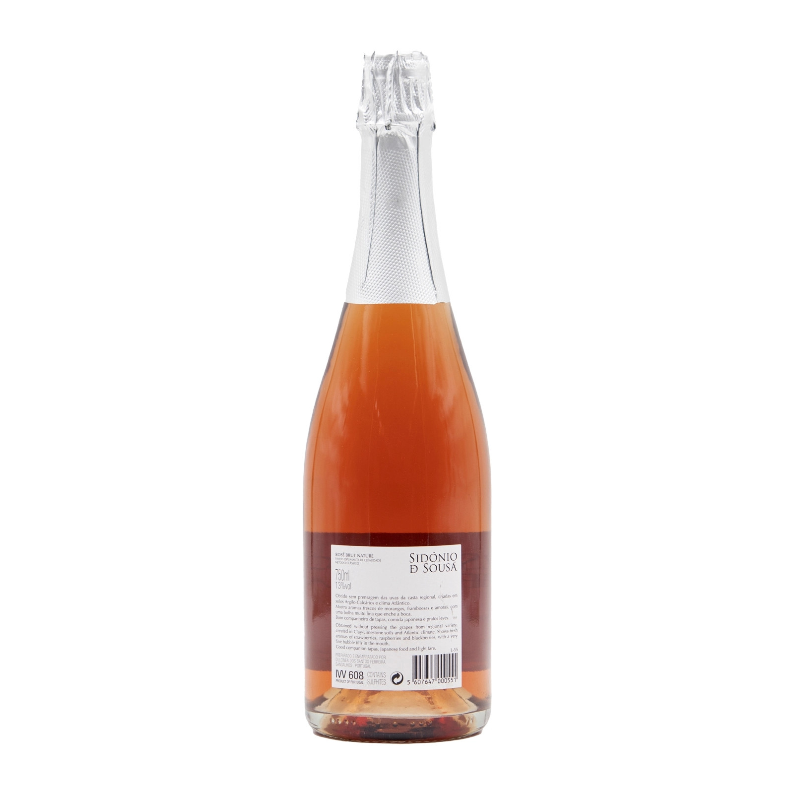 Sidónio de Sousa Brut Nature Rosé Sparkling