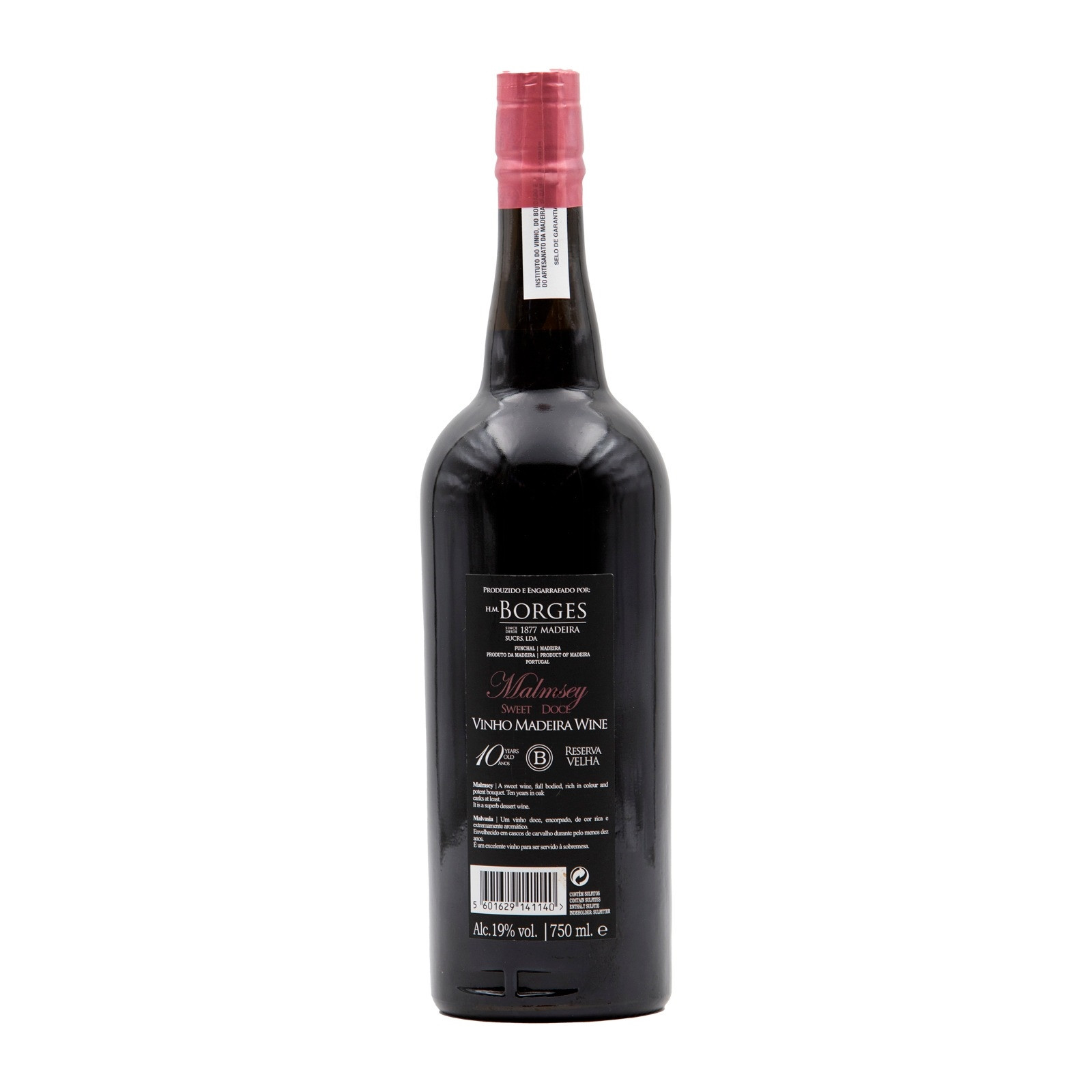 H M Borges Malmsey 10 years Madeira