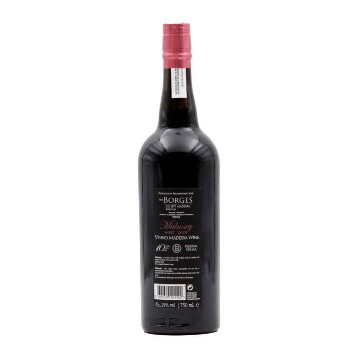 H M Borges Malmsey 10 years Madeira