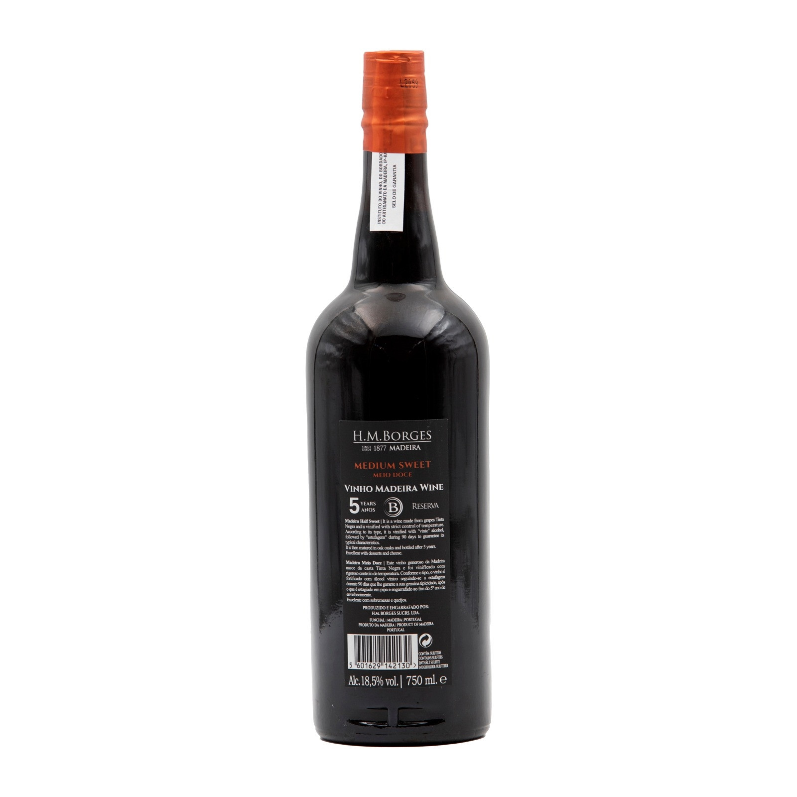H M Borges Riserva 5 anni Medium Sweet Madeira