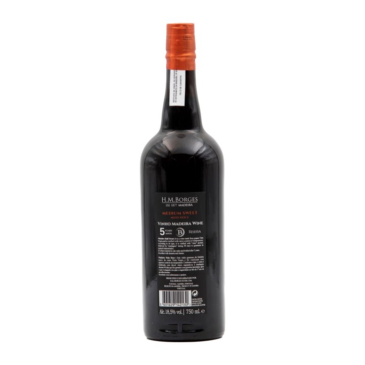 H M Borges Riserva 5 anni Medium Sweet Madeira