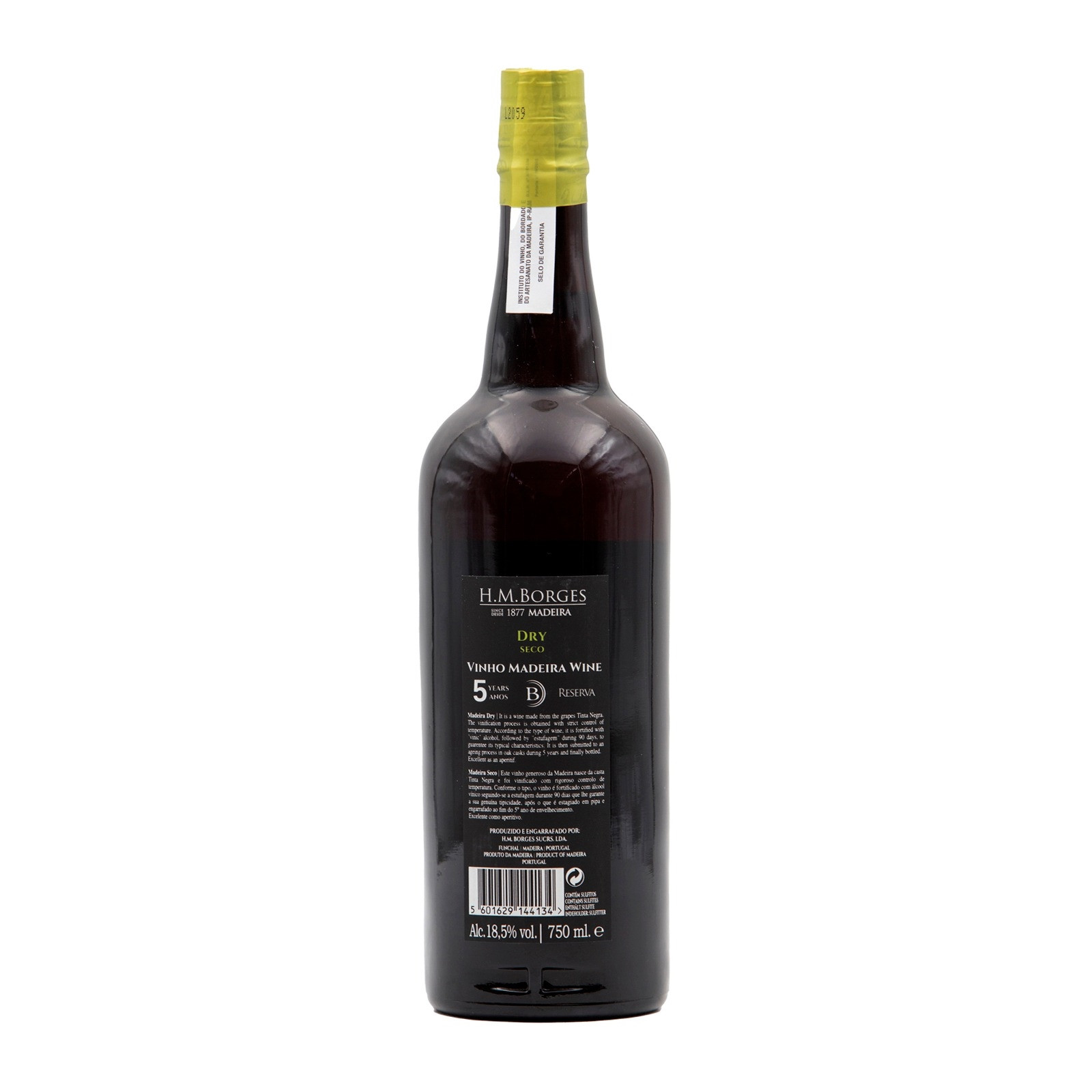 H M Borges Reserva 5 Anos Seco Madeira