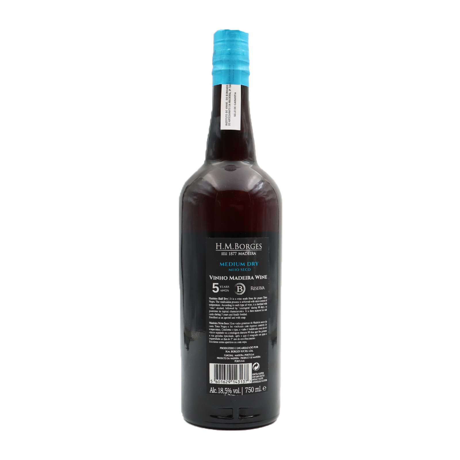 H M Borges Reserve 5 years Medium Dry Madeira