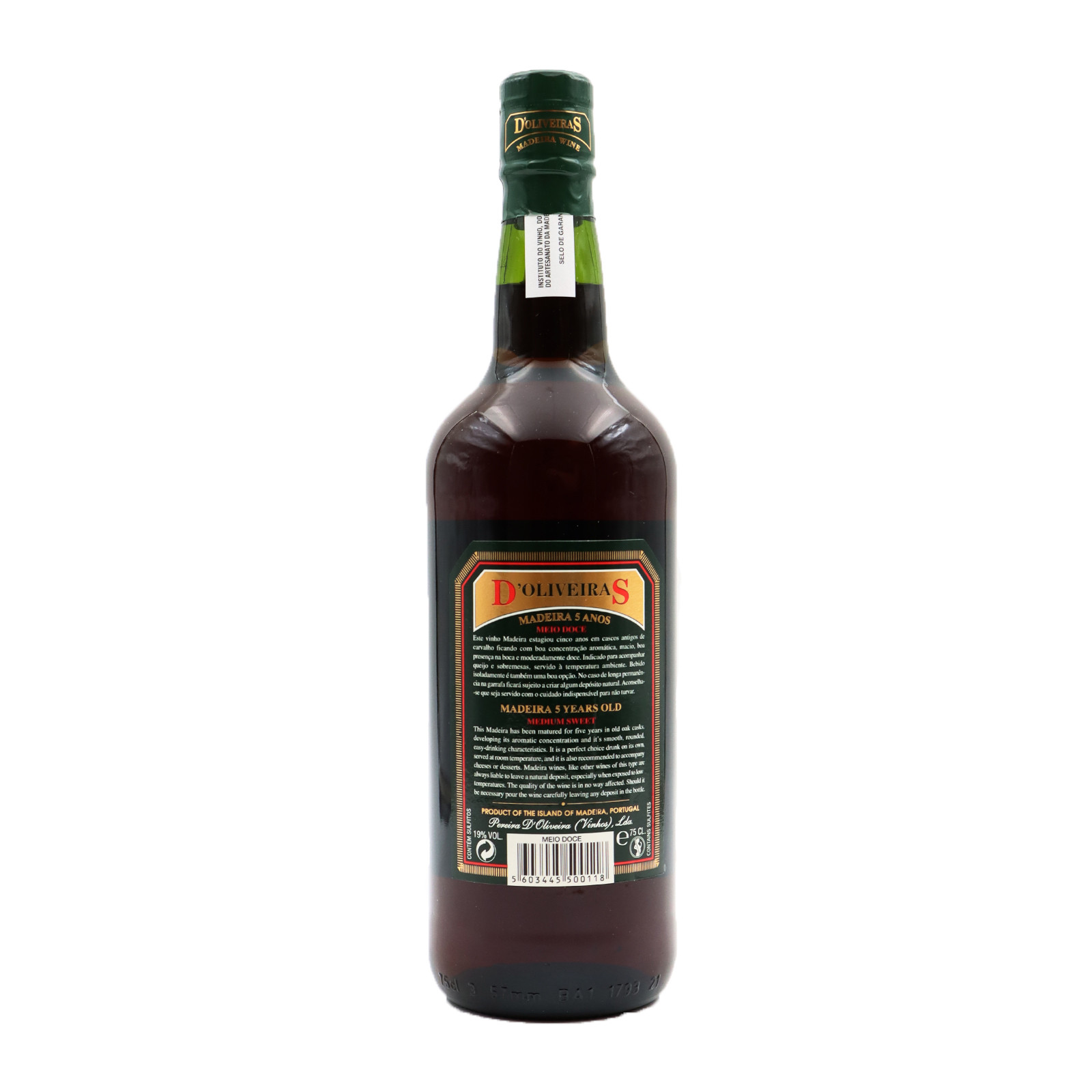 D´Oliveiras Medium Sweet 5 años Madeira