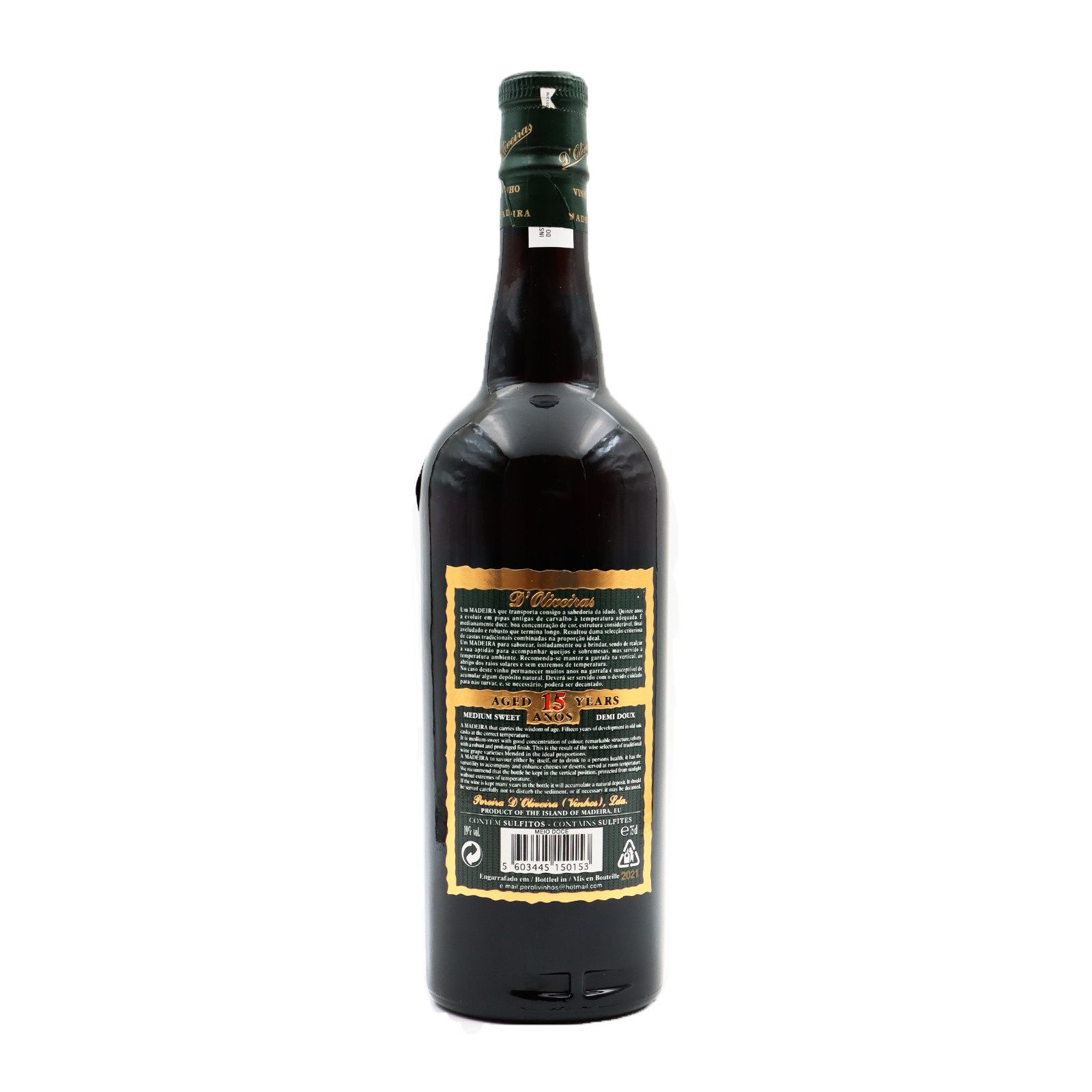 D´Oliveiras Medium Sweet 15 anni Madeira