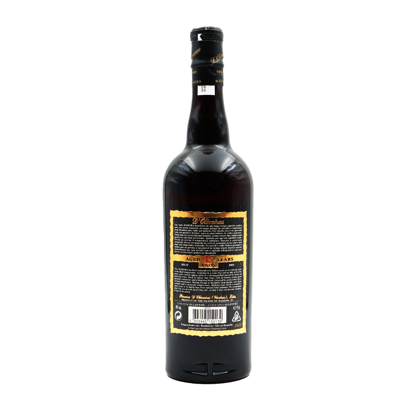 D´Oliveiras Dry 15 years Madeira