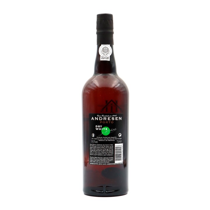 J H Andresen Dry White Portwein