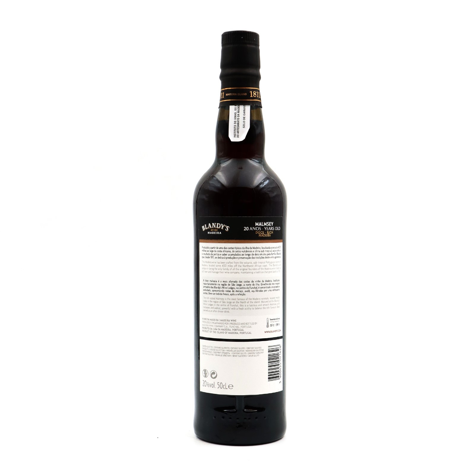 Blandys 20 ans Malmsey Madeira