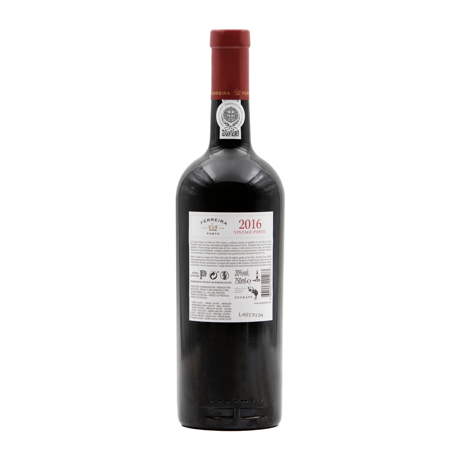 Ferreira Vintage Portwein 2016