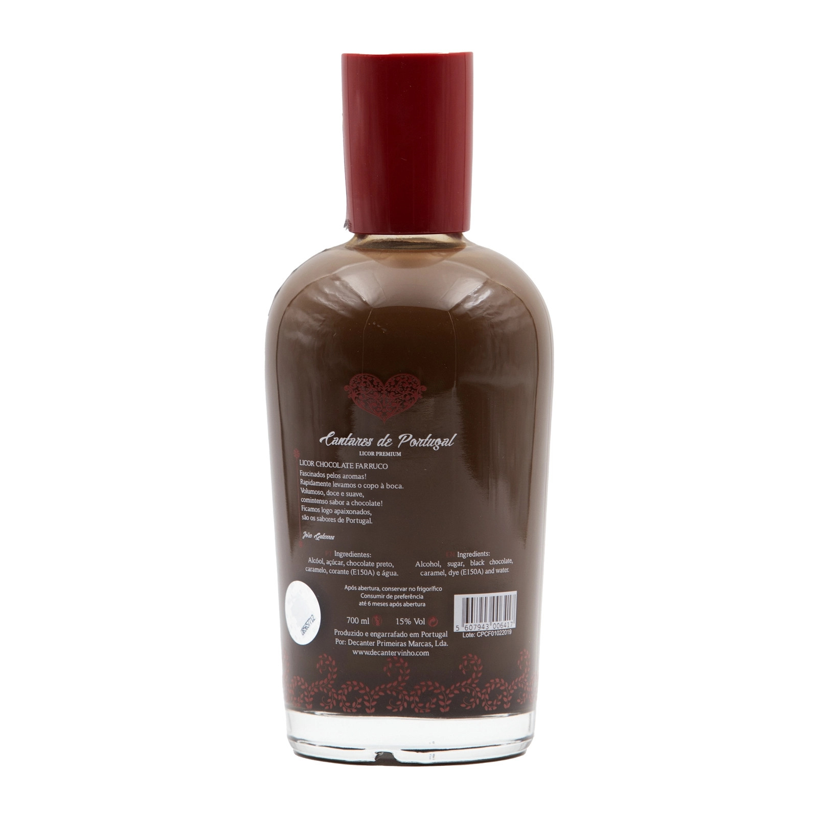 Cantares de Portugal Licor de Chocolate Farruco