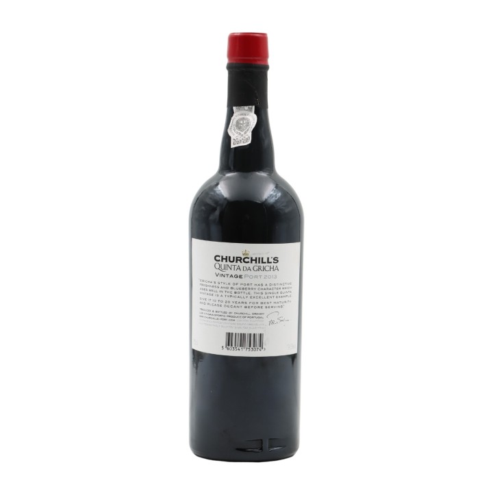 Churchills Quinta da Gricha Vintage Porto 2013