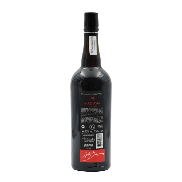 H M Borges Malmsey 20 years Madeira