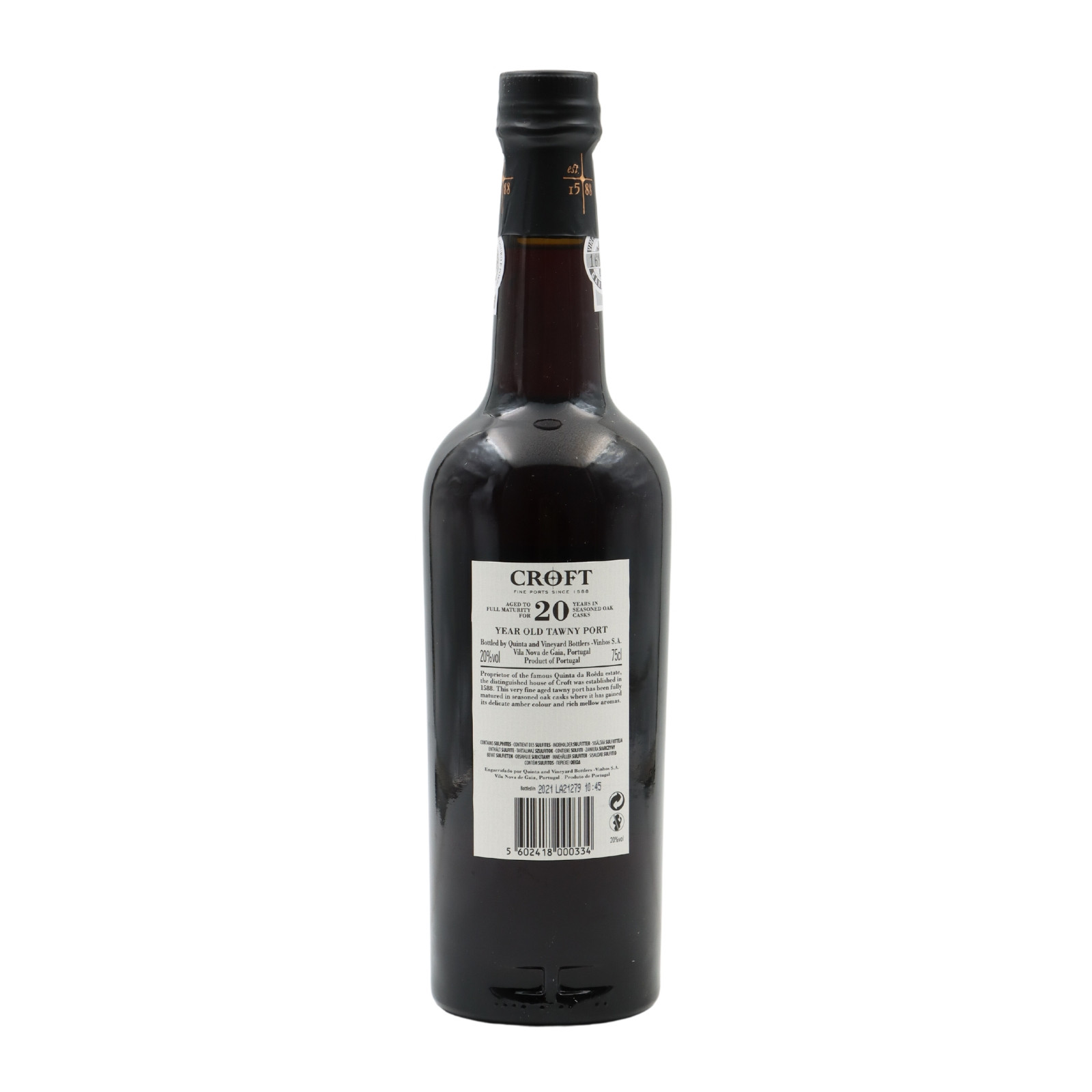 Croft Tawny 20 jahre Portwein