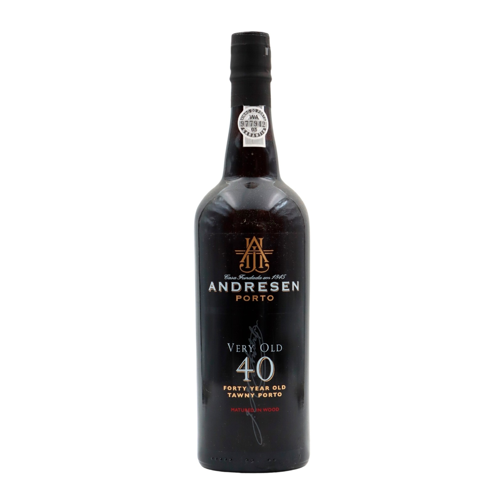 J H Andresen 40 jahre Portwein